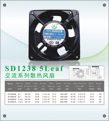 冷藏柜散熱風扇