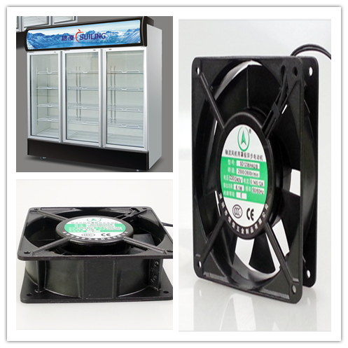 與冷柜融為一體的散熱風扇